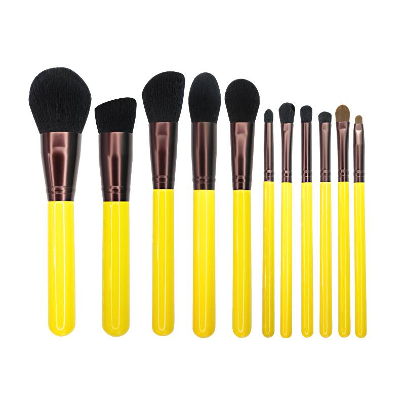 Wholesale Professional makeup brush high quality soft brush 11pcs Makeup Brush Set with private label